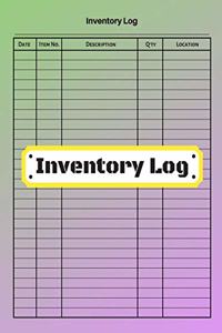 Inventory log