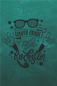 Fourth Grade Rockstar: School primary composition notebook for kids Wide Ruled copy book for elementary kids school supplies student teacher daily creative writing journal