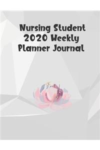 Nursing Student 2020 Weekly Journal Planner