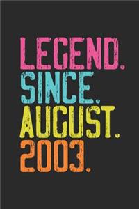 Legend Since August 2003
