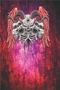 Red light Notebook with skelleton