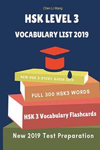 Hsk Level 3 Vocabulary List 2019