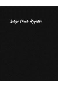 Large Check Register