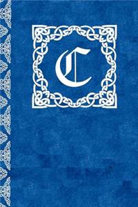 C Monogram Scottish Celtic Journal/Notebook