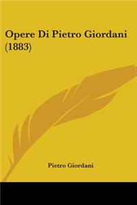 Opere Di Pietro Giordani (1883)