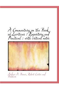 A Commentary on the Book of Leviticus