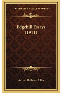Edgehill Essays (1911)