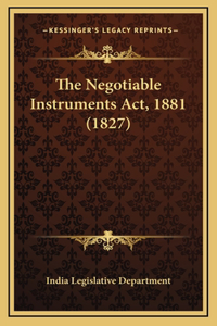 Negotiable Instruments Act, 1881 (1827)