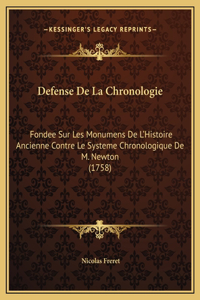 Defense De La Chronologie
