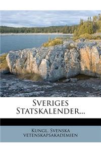 Sveriges Statskalender...