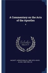 A Commentary on the Acts of the Apostles