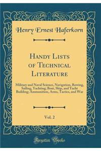 Handy Lists of Technical Literature, Vol. 2