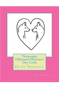 Norwegian Elkhound Valentine's Day Cards