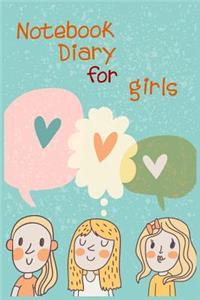 Notebook Diary For Girls