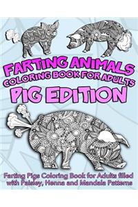 Farting Animals Coloring Book For Adults