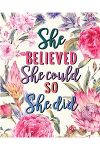 She Believed She Could So She Did