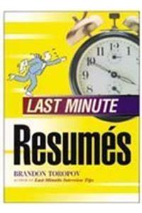 Last Minute Resumes