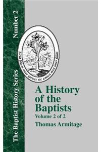 A History of the Baptists - Vol. 2