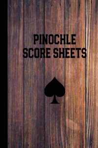 Pinochle Score Sheets