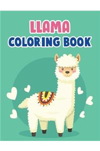 Llama Coloring Book