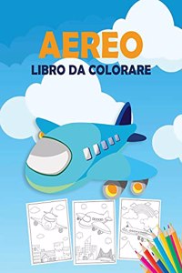 Aereo Libro da Colorare