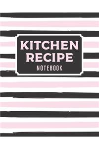 Kitchen Recipe Notebook