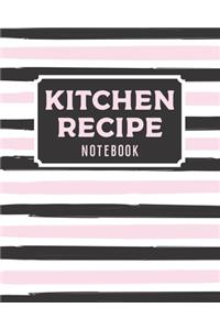 Kitchen Recipe Notebook