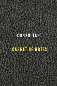 Carnet de Consultant pour enregistrer les objectifs et les cibles, les clients, tâches, les activités quotidiennes et les réflexions, Historique