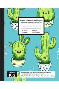 Primary Composition Notebook Handwriting Practice Paper