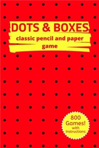 Dots & Boxes Classic Pencil And Paper Game