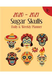2020-2021 Sugar Skull Daily & Weekly Planner