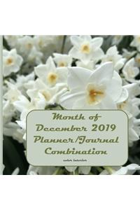 Month of December 2019 Planner/Journal Combination