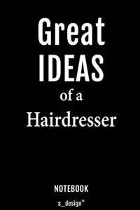 Notebook for Hairdressers / Hairdresser