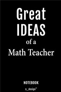 Notebook for Math Teachers / Math Teacher