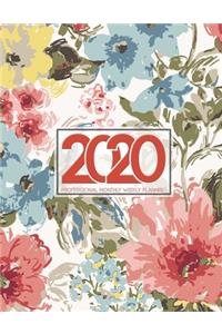 2020 Professional Monthly Weekly Planner