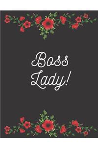 Boss Lady Floral Notebook