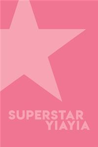 Superstar Yiayia Notebook (Pink Cover)