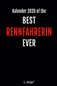 Kalender 2020 für Rennfahrer / Rennfahrerin