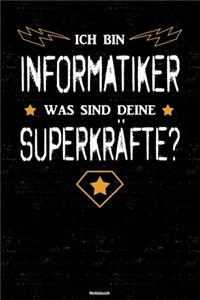 Ich bin Informatiker was sind deine Superkräfte? Notizbuch