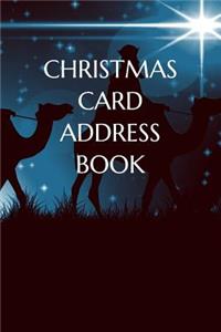 Christmas Card Address Book