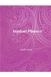 Student Planner 2018-2019: Student Planner Book, High School Student Planners, Undated Student Planner, College Weekly Planner, Elementary Student Planners, 2018-2019 Academic Planner, Lilac Theme