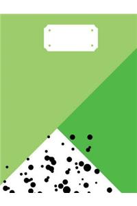 Green Moroccan Print Composition Notebook