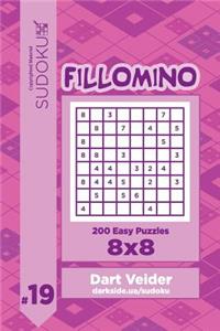 Sudoku Fillomino - 200 Easy Puzzles 8x8 (Volume 19)