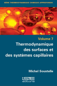 Thermodynamique des surfaces et des systemes capillaires