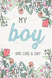My Boy One Line a Day