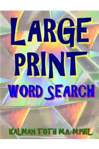 Large Print Word Search