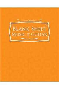 Blank Sheet Music for Guitar
