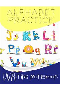 Alphabet Practice Writing Notebook