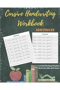 Cursive Handwriting Workbook Sentences