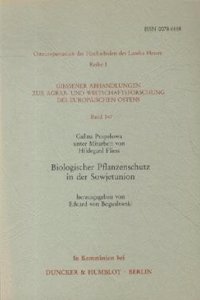 Biologischer Pflanzenschutz in Der Sowjetunion